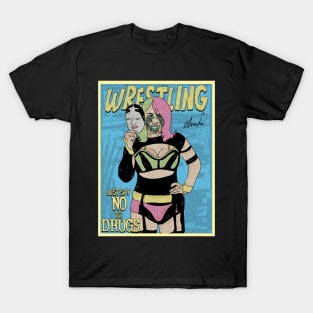 Artwork Asuka Wrestling // Just Say No To Drugs T-Shirt